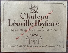 étiquette château léoville d'occasion  Toul