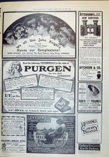 Antique print 1910 for sale  UK