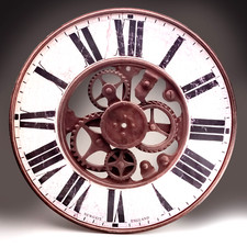 Steampunk gear clock for sale  UK
