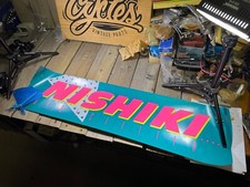 Adesivo revendedor autorizado janela NISHIKI reverso tamanho grande bicicleta vintage, usado comprar usado  Enviando para Brazil