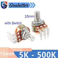 5K 10K 20K 50K 100K 500K Linear Taper Rotary Potentiometer Dreh Poti Panel Pot comprar usado  Enviando para Brazil