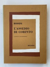 Noten rossini assedio gebraucht kaufen  Berlin