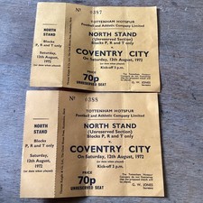 1972 ticket stubs for sale  BOSTON