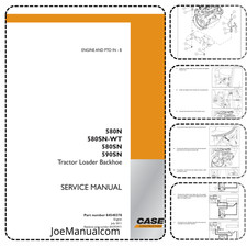 Manual de serviço do motor retroescavadeira CASE 580N 580SN 590SN PDF comprar usado  Enviando para Brazil