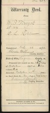 1892 warranty deed for sale  Wantagh