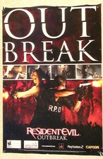 Pôster original da loja de videogames Resident Evil Outbreak 37,5 x 25,5 polegadas RARO! comprar usado Pôster original da loja de videogames Resident Evil Outbreak 37,5 x 25,5 polegadas RARO! comprar usado  Enviando para Brazil