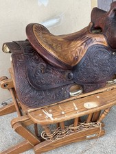 Vintage tooled leather for sale Vintage tooled leather for sale  Inman