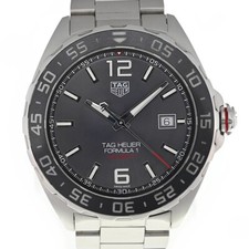 Relógio masculino TAG HEUER Formula 1 WAZ2011 data mostrador cinza K#137198 desconto comprar usado  Enviando para Brazil