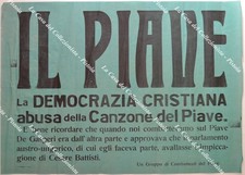 Manifesto politico contro usato  Pistoia