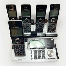 Sistema de telefone sem fio VTech IS8151-5 5 aparelhos bloco de chamadas Bluetooth de longo alcance comprar usado  Enviando para Brazil