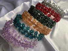 Strass haarreifen luxus gebraucht kaufen  Haßloch