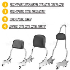 Chrome passenger backrest for sale  USA