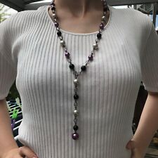 Ketten lila schwarz gebraucht kaufen  Berlin