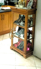 Wooden display cabinet for sale  UK