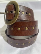 Vtg brown leather for sale  Charlotte