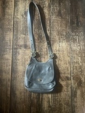 Bolsa de selim vintage década de 1990 rara cinza COACH crescente comprar usado  Enviando para Brazil