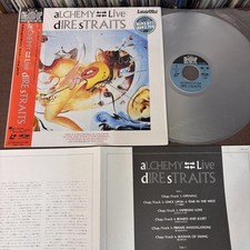 DIRE STRAITS Alchemy - Live JAPAN Laser Disc LD SM037-3364 w/ OBI + INSERT 1989 comprar usado  Enviando para Brazil