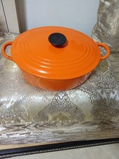 Cocotte creuset orange d'occasion  Valence