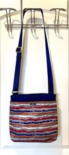 Bolsa de viagem Tumi de náilon Voyageur tiracolo carteiro feminina azul vermelha acastanhada comprar usado  Enviando para Brazil