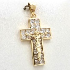 10k cross crucifix pendant for sale  Albany