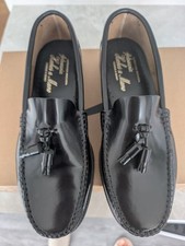 Leather tasselled loafer for sale  ROMFORD