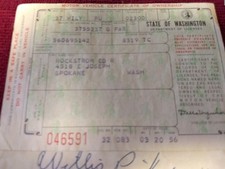 Vintage Documento Histórico do Estado de Washington 1937 Willys Pickup comprar usado Vintage Documento Histórico do Estado de Washington 1937 Willys Pickup comprar usado  Enviando para Brazil