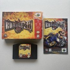 Road Rash 64 Nintendo 64 completo na caixa autêntico CIB N64 carrinho preto manual comprar usado  Enviando para Brazil