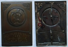 Bronze plakette zuverlässigke gebraucht kaufen  Borna