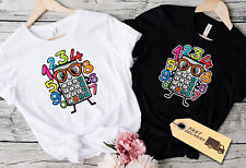 Camiseta Número Dia da Matemática Escola Crianças Meninos Meninas Presente Camiseta, calculadora comprar usado  Enviando para Brazil