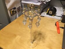 Crystal candelabra for sale  STOCKPORT