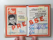 Ddr presse ausweis gebraucht kaufen  Berlin