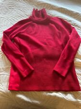 Ciepły czerwony sweter golf Athleta z wełną merino, rozmiar M na sprzedaż  PL