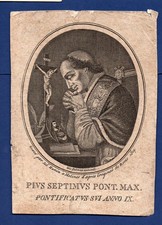 Pio vii incisione usato Pio vii incisione usato  Palermo