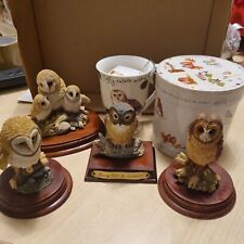 Collection owls leonardo for sale  SWINDON