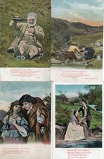 Burns illustrated postcards for sale  EDINBURGH