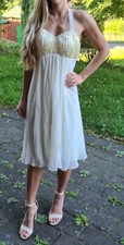 Abendkleid edel creme gebraucht kaufen  Adenau-Umland