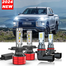 Lâmpada de neblina combo farol de LED farol alto/lo para Mitsubishi L200 2008-2019 4x comprar usado  Enviando para Brazil