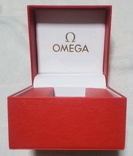 Caixa de relógio Omega couro vermelho e manga branca autêntica + bolsa bônus para cartão de crédito comprar usado Caixa de relógio Omega couro vermelho e manga branca autêntica + bolsa bônus para cartão de crédito comprar usado  Enviando para Brazil