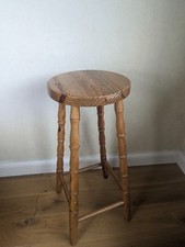 Vintage wooden stool for sale  HADDINGTON