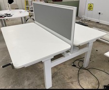Bank white desk for sale  PORTSMOUTH