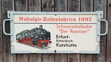 Zuglaufschild pvc nostalgie gebraucht kaufen  Plauen