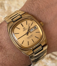 1970 Vintage Omega Seamaster Relógio Automático Cal 1022 Masculino Banhado a Ouro 37mm com Caixa, usado comprar usado  Enviando para Brazil