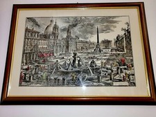 Quadro storico veduta usato  Ascoli Satriano