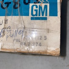 3947125 OEM GM POLIA ALTERNADORA DE 2 RANHURAS Compatível com 1969 1970 GMC CHEVROLET PICKUP comprar usado  Enviando para Brazil