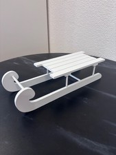 Wohndekoration weißer schlitt gebraucht kaufen  Holzgerlingen
