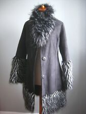 Sheepskin coat faux for sale  MATLOCK