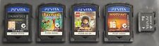 Pacote com 4 jogos PS Vita (somente carrinhos) Resistance, Injustice, Rayman + memória 8g comprar usado  Enviando para Brazil