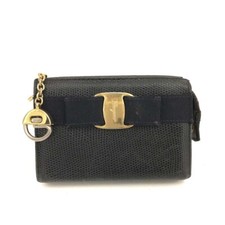 Bolsa de couro Salvatore Ferragamo Vara fita preta/6BF0040, usado comprar usado  Enviando para Brazil
