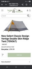 Gelert vertigo tent for sale  DONCASTER