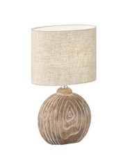 FISCHER & HONSEL TOBSE Lampa boczna Beżowa E14 25W 39cm Lampa stołowa na sprzedaż  PL